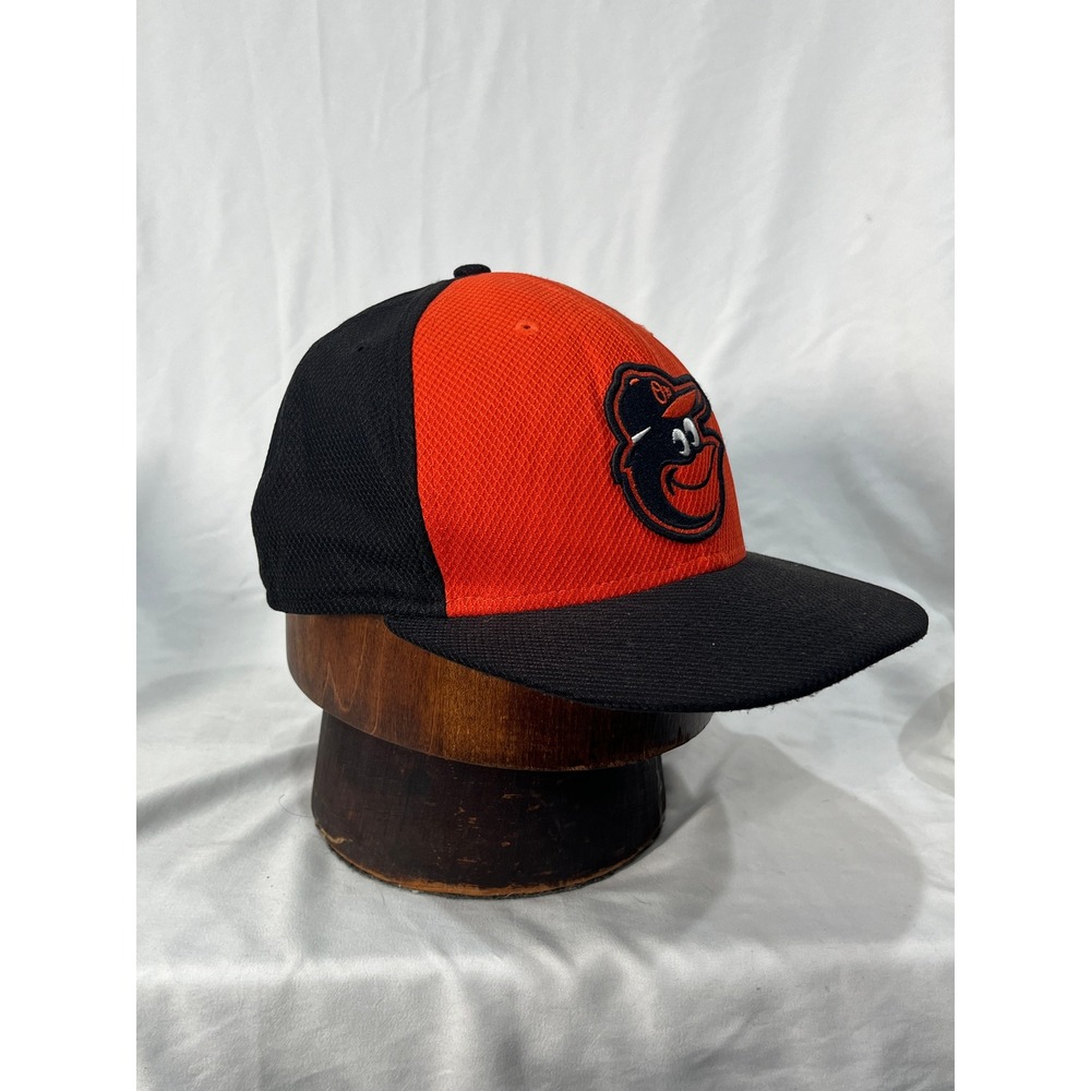Baltimore Orioles MLB Baseball Cap Orange Black Embroidered Logo Fitted S/M - Picture 9 of 15